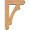 Ekena Millwork Westlake Craftsman Smooth Bracket w/ Offset Brace, Western Red Cedar, 7 1/2"W x 26"D x 38"H BKT0806X26X38WTL04SWR - alternate 4